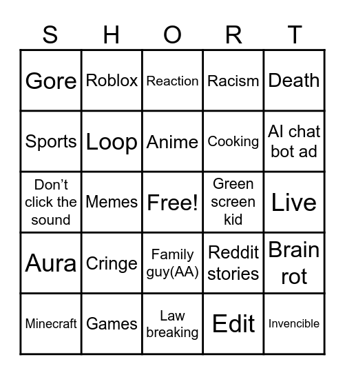 YS BINGO Card