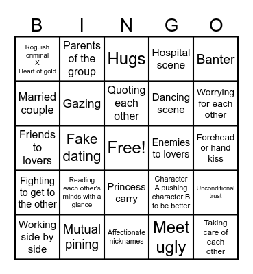 OTP BINGO Card