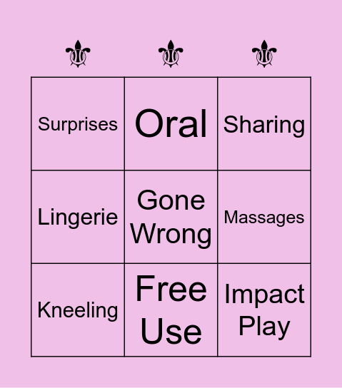 Erotic V1 Bingo Card