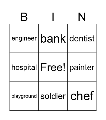 WORD OF THE DAY Bingo Card