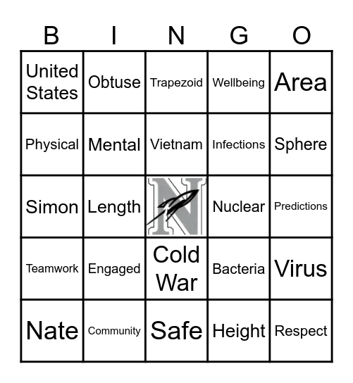 L and B's Brain Break BINGO Card