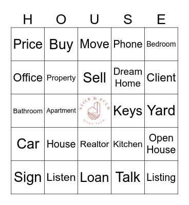 Be a Super REALTOR! Bingo Card