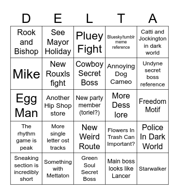 Ch. 3 & 4 Bingo Card