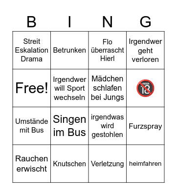 Kroatien Bingo Card