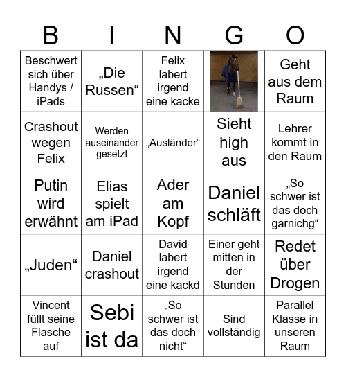 Blebauch bingo Card