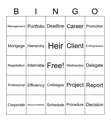 Mispronounced Words 1 Bingo Card
