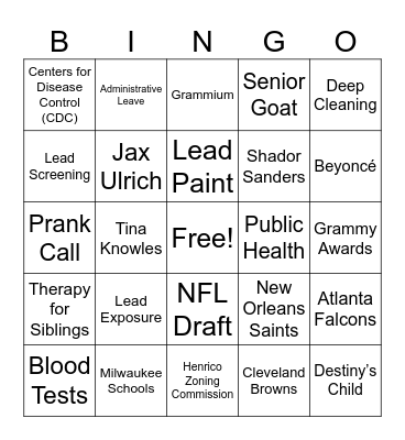 CNN 10 4/29/25 Bingo Card