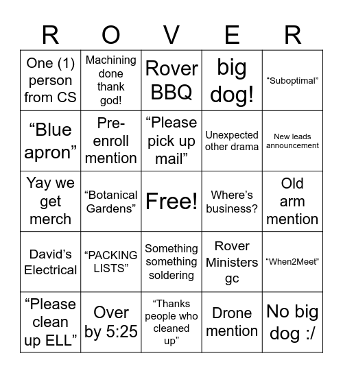 All Hands 4.29 Bingo Card