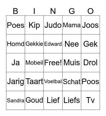 Leuk Bingo Card