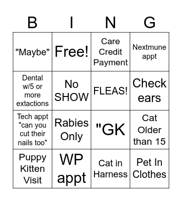 Bristol BINGO Card
