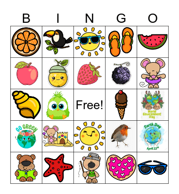 Summer Kickoff BINGO Card