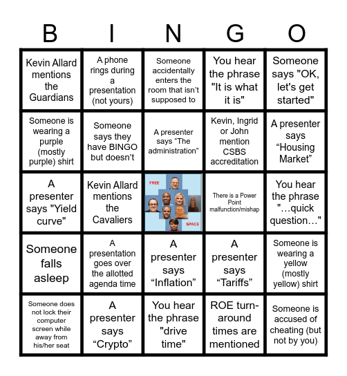 DFI BINGO - May 8, 2025 Bingo Card