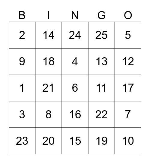 Fryšták Spring 2025 Bingo Card