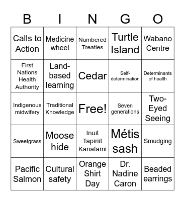 NCCIH Trivia Bingo! Bingo Card