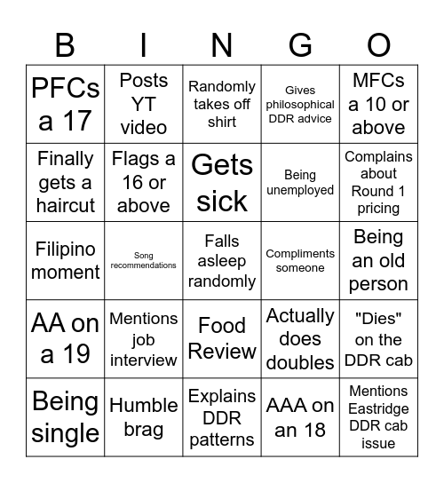 SystemKrash Bingo Card