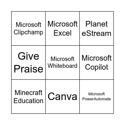 Learning Technologies Bingo Card