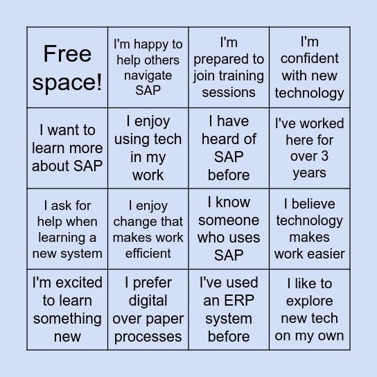 PULSE.ai Bingo! Bingo Card