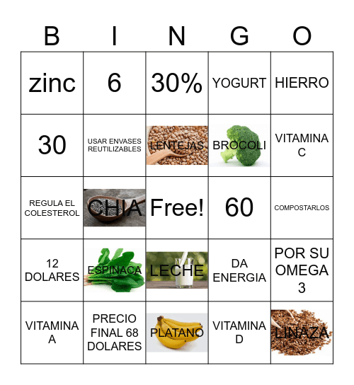 MATEMATICAS Y CIENCIAS Bingo Card