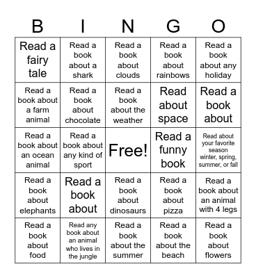 Ms. Surles' Students' READING BINGO Card