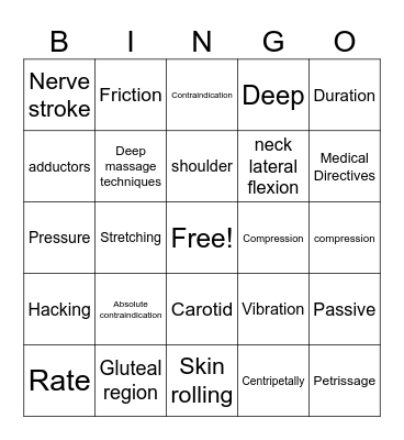 Chapter 8 Bingo Card