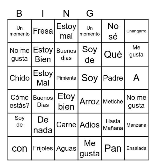exam review 2025 Bingo Card