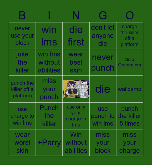 Forsaken Bingo: Guest 1337 Bingo Card
