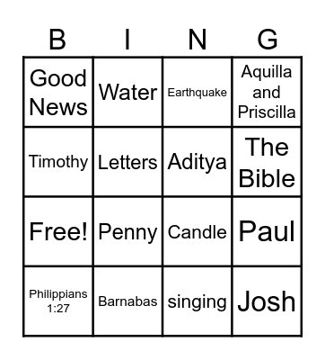 Mentor Bingo! Bingo Card