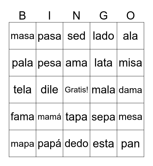 A.Rodriguez Bingo Card