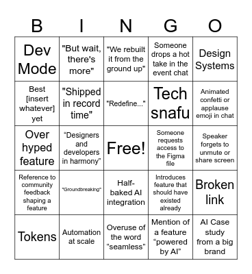 RP Config Watch Party Bingo Card