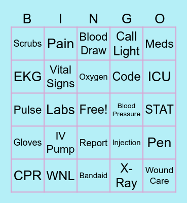 Happy Nurses Week! Bingo Card