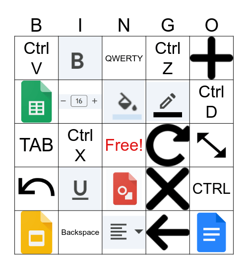 Tech Class End of Year Bingo Card