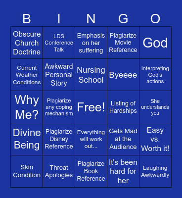 Diamond Within Bingo Card