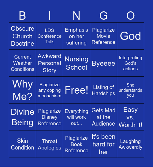 Diamond Within Bingo Card