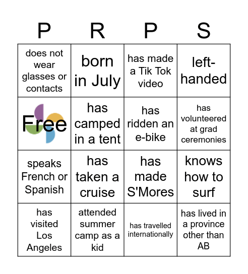 Networking BINGO Card