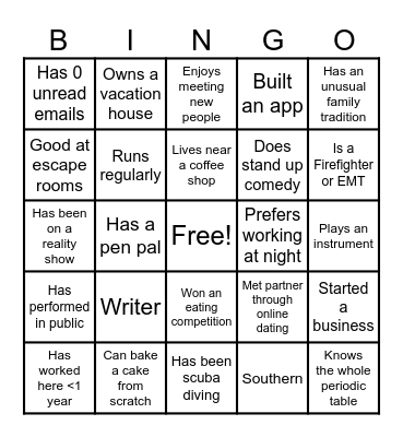 May PD Bingo Card