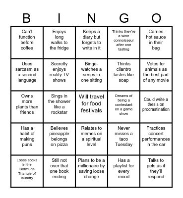 CRx Late Crate Bingo Card