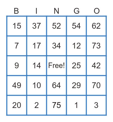 FELIZ DIA PAPA Bingo Card