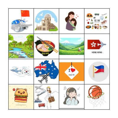 All About Edzel Bingo Card