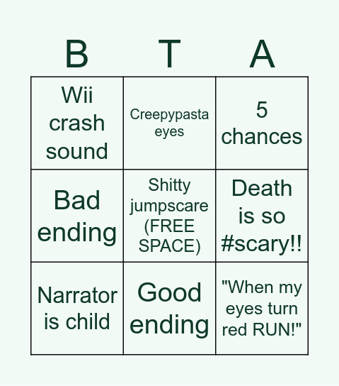 ANTIPIRACY BINGO Card