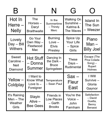 🍁 Autumn Anthems: Golden Vibes 🍂 Bingo Card