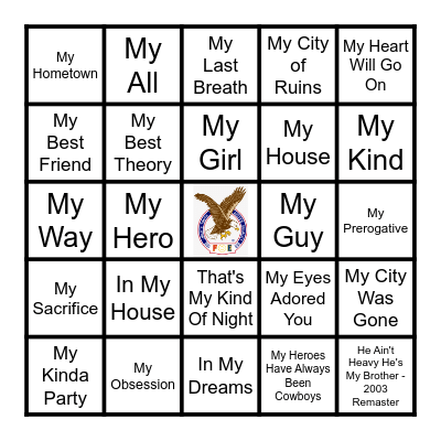 MY Bingo Card