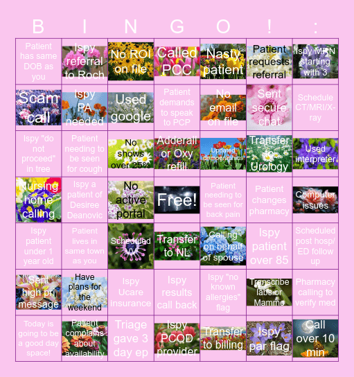 Big Bingo 5/2/2025 Bingo Card