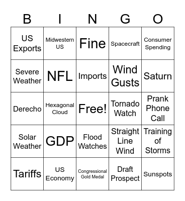 CNN 10 5/1/25 Bingo Card
