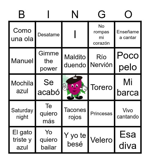UDABERRI FEST 2.2. Bingo Card