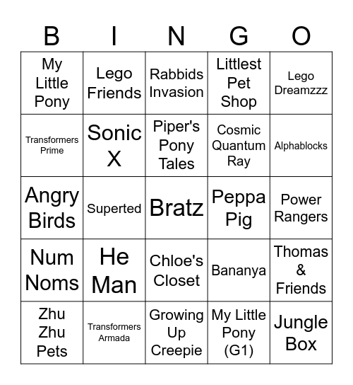 Kabillion Emails Bingo Card