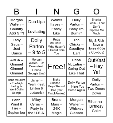 It's Brittany B**** Bingo Card