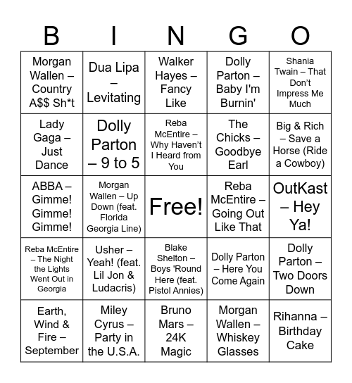 It's Brittany B**** Bingo Card