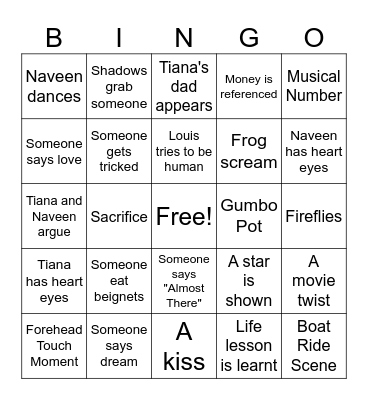 M&M'S DATE NIGHT Bingo Card