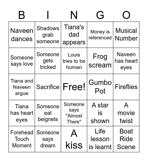 M&M'S DATE NIGHT Bingo Card