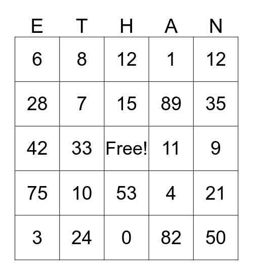 FELIZ CUMPLEANOS Bingo Card